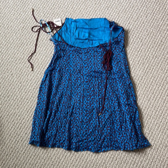 Free People Kai Print Tie Strap Minidress - Picture 7 of 9